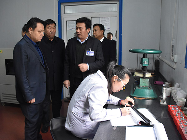 2018年11月15日，中共宁晋县委书记唐树元到云顶国际·(中国)唯一官方网站
调研