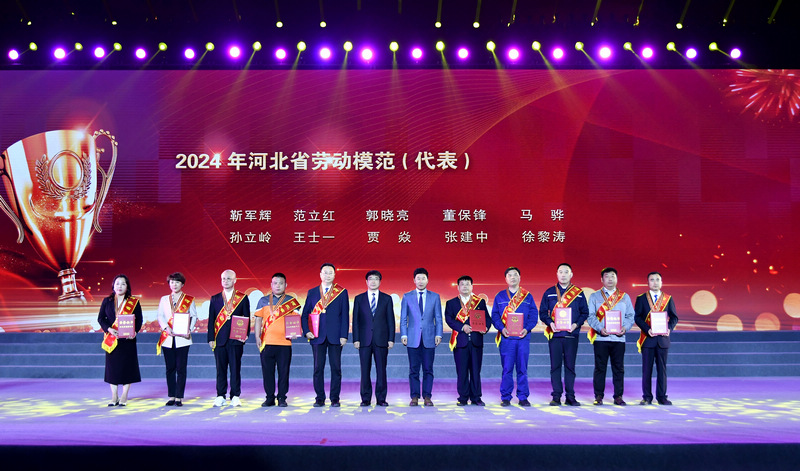 雷文康荣获“河北省劳动模范”称号