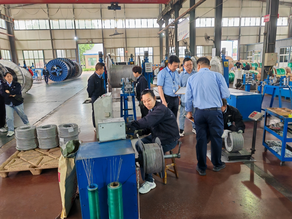 麟达铝合金线材公司举行技能竞赛